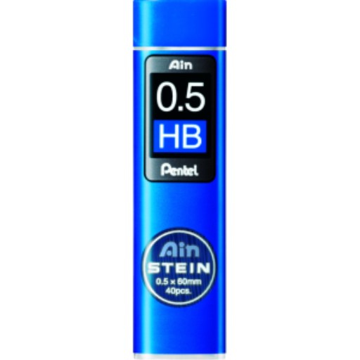 Mines Ain Stein Pentel — 0,5 mm, HB, tube de 40 mines