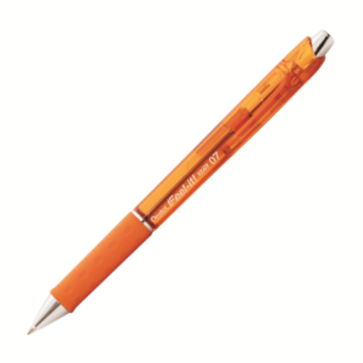 Stylo à bille Feel-It! rétractable Pentel — 0,7 mm, orange