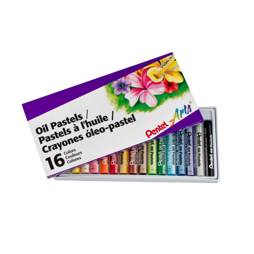 Pastels à l’huile Pentel Arts — ensemble de 16 couleurs