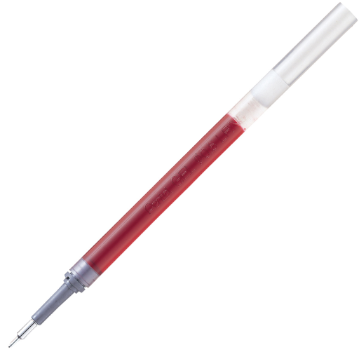 Recharge d’encre Pentel EnerGel 0,5 mm pointe fine aiguille — encre rouge
