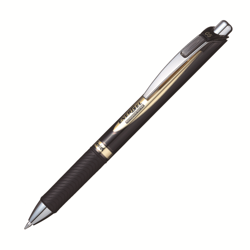 Stylo gel permanent Pentel EnerGel 0,5 mm — encre noire