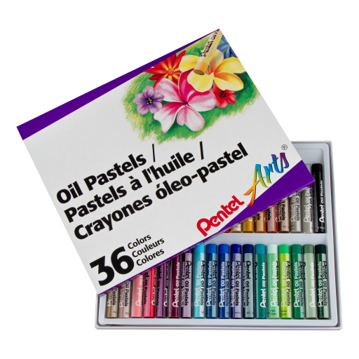 Pastels à l’huile Pentel Arts — 36 couleurs