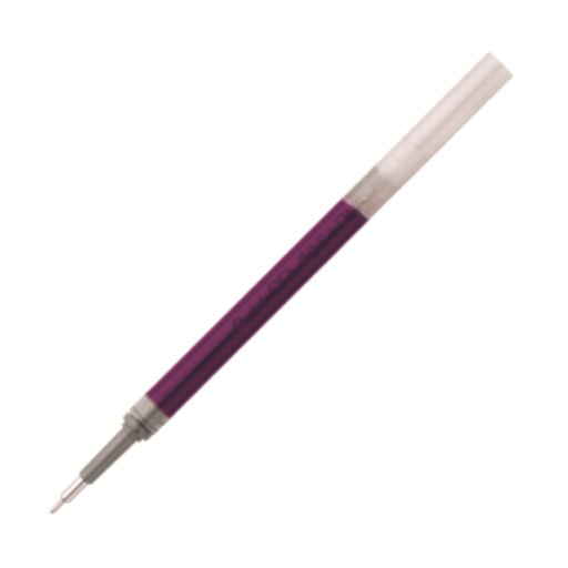 Recharge pour stylo Pentel EnerGel — 0,5 mm, pointe aiguille fine, encre violette