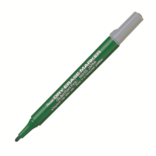 Marqueur pour tableau blanc Pentel — 3,0 mm, encre verte