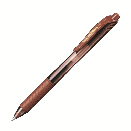 Stylo gel Pentel EnerGel-X — 0,7 mm, encre brune