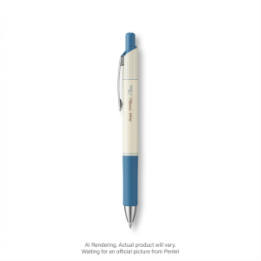 Stylo gel Pentel EnerGel Clena — 0,5 mm, pointe aiguille fine, encre bleue