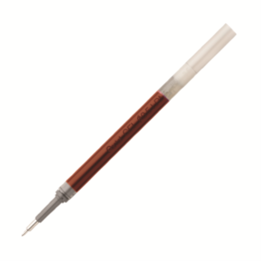 Recharge pour stylo Pentel EnerGel — 0,5 mm, pointe aiguille fine, encre orange