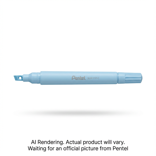 Surligneur liquide Pentel Illumina Flex — double pointe, bleu pastel
