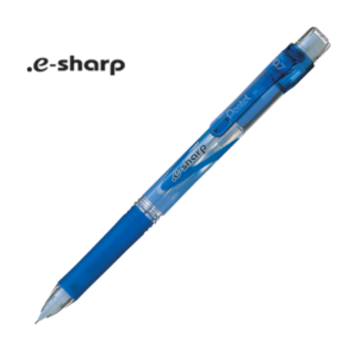 Porte-mine Pentel e-Sharp — 0,7 mm, accents bleus