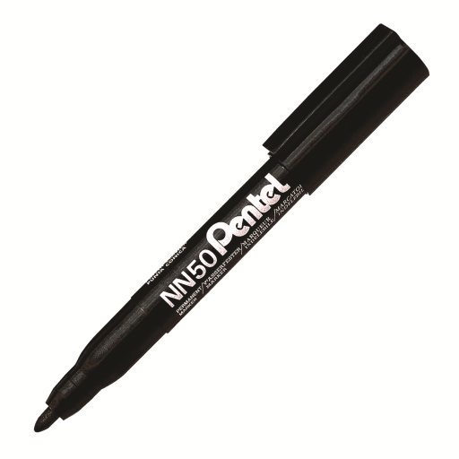 Marqueur permanent Pentel Green Label — 5,0 mm, pointe ogive, encre noire
