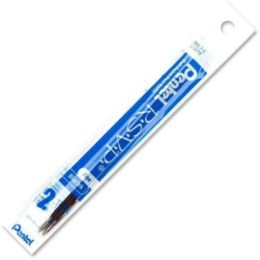 Recharges pour stylos à bille Pentel BK77/BK90 — 0,7 mm, encre bleue