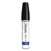 Sharpie Oil-Based Paint Marker with bold point in black, featuring a white barrel and black cap.
