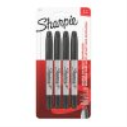 Marqueurs permanents Sharpie à double pointe — pointe fine et pointe ultra fine, noir, paquet de 4