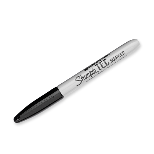 Marqueur permanent Sharpie Trace Element — pointe fine, noir, 1 unité