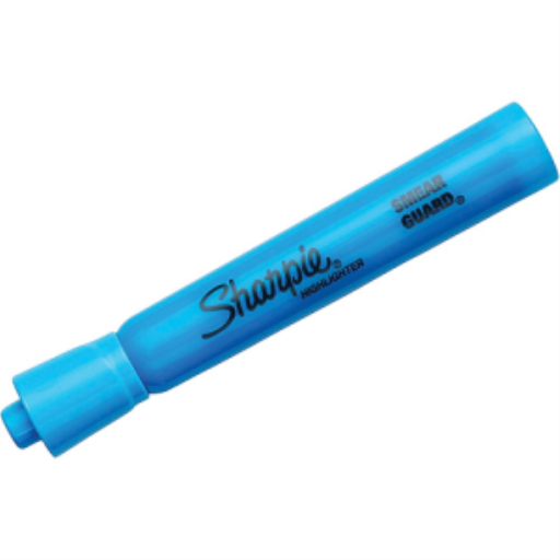 Surligneur Sharpie Tank — pointe biseautée, bleu, 1 unité