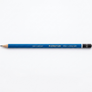 A high-resolution, centered view of the STAEDTLER Mars Lumograph 4H pencil on a crisp white background.