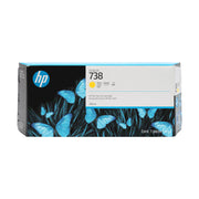 HP Cartouche d’encre DesignJet 738, jaune, 300 ml — image 1