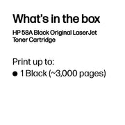 HP Cartouche de toner LaserJet originale 58A – noir — image 4