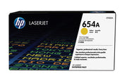 HP 654A toner jaune authentique LaserJet — image 2