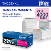 Brother TN-229XXLM Cartouche de toner 1 pièce(s) Original Magenta — image 3