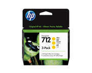 HP Pack de 3 cartouches d'encre DesignJet 712, jaune, 29 ml — image 2
