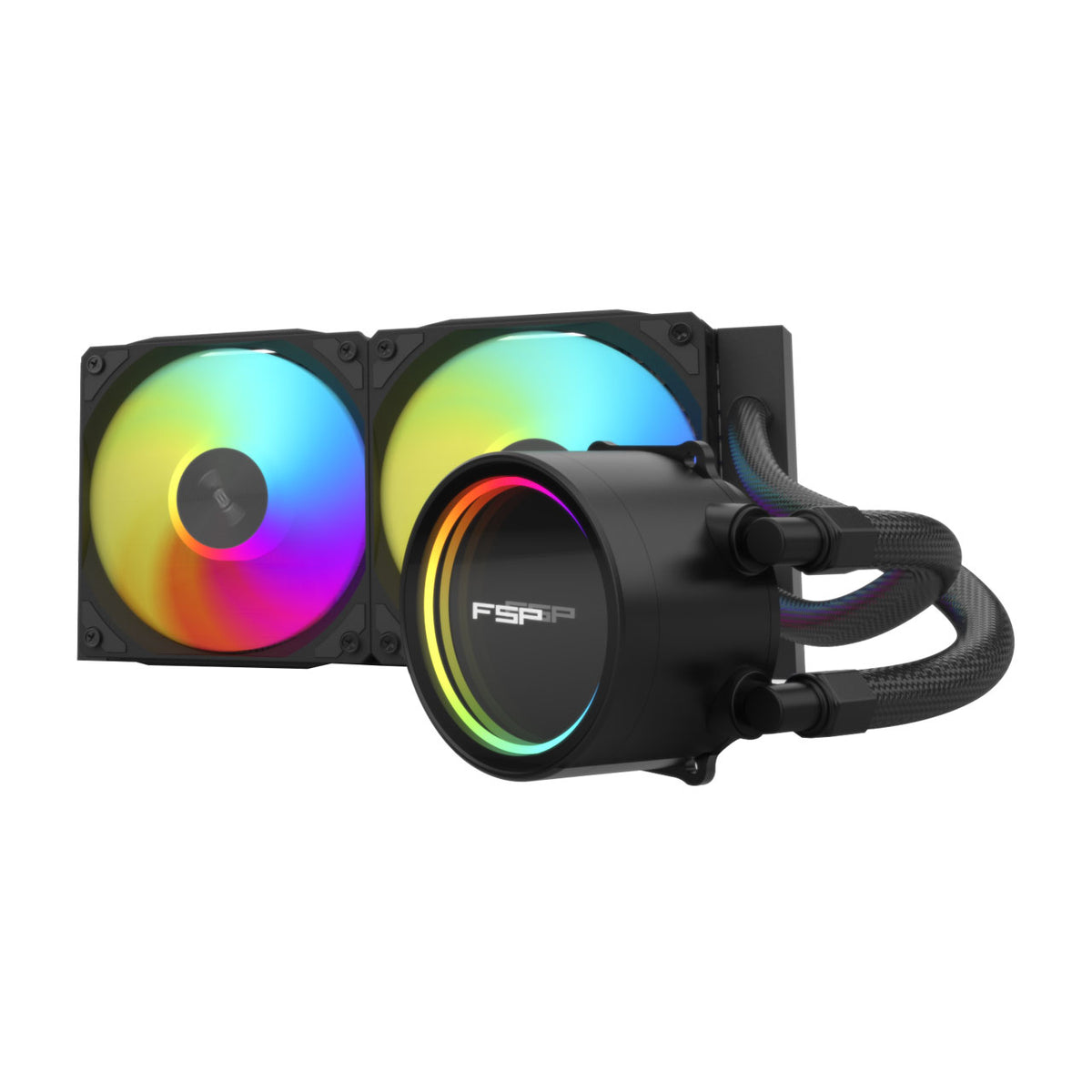 FSP AE24-B Processeur Refroidisseur de liquide tout-en-un 12 cm Noir 1 pièce(s)