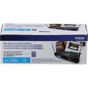 Brother TN-336C Cartouche de toner 1 pièce(s) Original Cyan — image 1