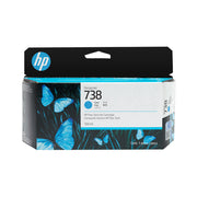 HP Cartouche d’encre DesignJet 738, cyan, 130 ml — image 2