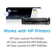HP Cartouche de toner LaserJet originale 202A – jaune — image 3