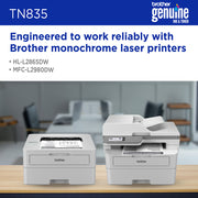 Brother TN-835 Cartouche de toner 1 pièce(s) Original Noir — image 6