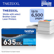 Brother TN-635XXLC Cartouche de toner 1 pièce(s) Original Cyan — image 3