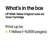 HP 508A toner LaserJet Jaune authentique — image 4