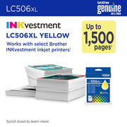 Brother LC506XLYS cartouche d'encre 1 pièce(s) Original High (L) Yield Jaune — image 3