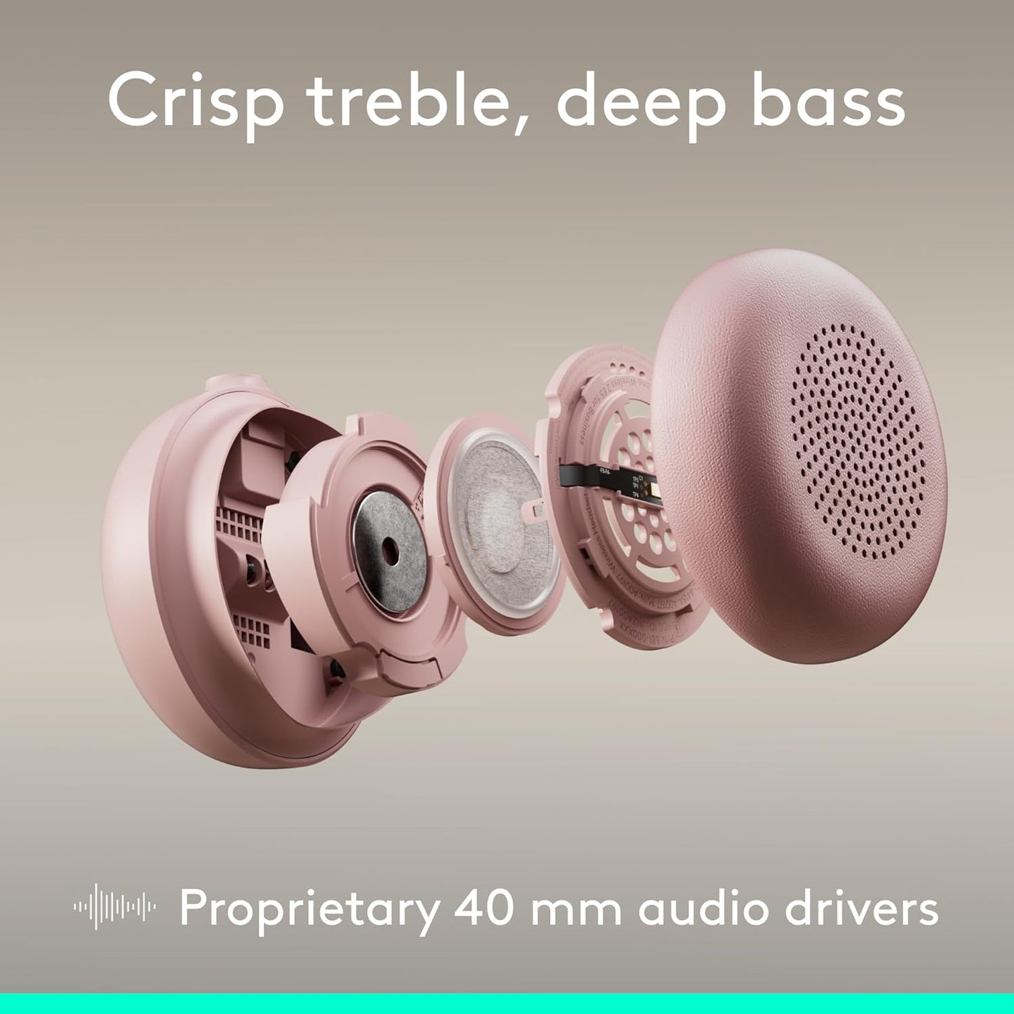 LOGITECH ZONE WIRED 2 - ROSE