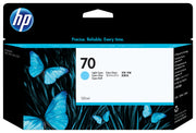 HP 70 cartouche d'encre cyan clair 130 ml — image 1