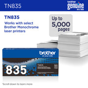 Brother TN-835 Cartouche de toner 1 pièce(s) Original Noir — image 3