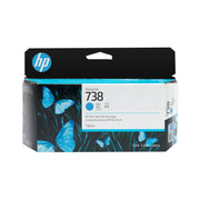 HP Cartouche d’encre DesignJet 738, cyan, 130 ml — image 1