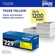 Brother TN-229Y Cartouche de toner 1 pièce(s) Original Jaune — image 3