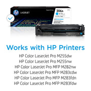HP Cartouche de toner LaserJet originale 206A – cyan — image 3