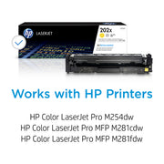 HP Cartouche de toner LaserJet originale 202X à haut rendement – jaune — image 3