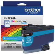 Brother LC406XLCS cartouche d'encre 1 pièce(s) Original Rendement élevé (XL) Cyan — image 2