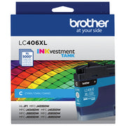 Brother LC406XLCS cartouche d'encre 1 pièce(s) Original Rendement élevé (XL) Cyan — image 3