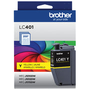 Brother LC401YS cartouche d'encre 1 pièce(s) Original Rendement standard Jaune — image 1