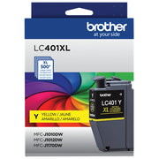 Brother LC401XLYS cartouche d'encre 1 pièce(s) Original Rendement élevé (XL) Jaune — image 1