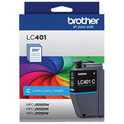 Brother LC401CS cartouche d'encre 1 pièce(s) Original Rendement standard Cyan — image 1