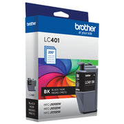 Brother LC401BKS cartouche d'encre 1 pièce(s) Original Rendement standard Noir — image 7