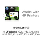 HP Cartouche d’encre originale 952XL à haut rendement – jaune — image 3