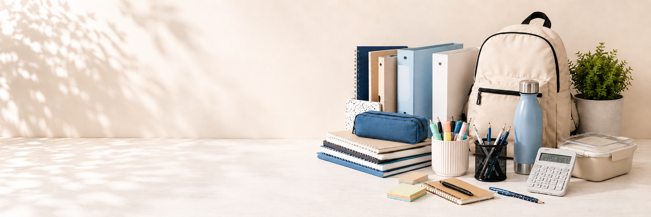 Fournitures scolaires et essentiels pour la rentrée