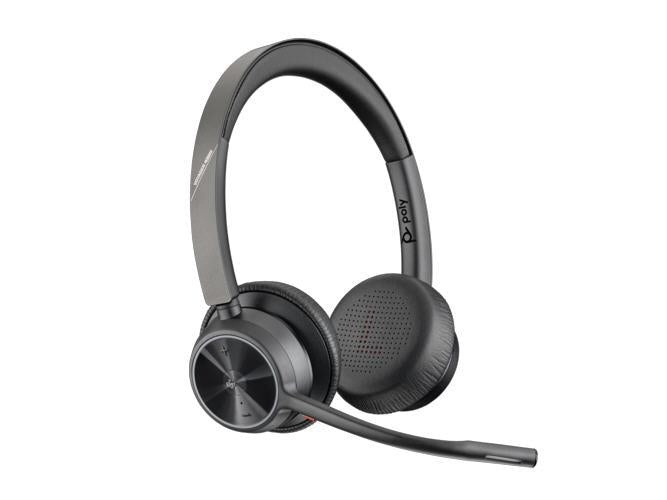 CASQUE USB-A HP POLY VOYAGER 4320 CERTIFIÉ MICROSOFT TEAMS +ADAPTATEUR BT700