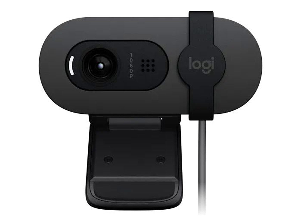 Webcam Logitech — Brio 100, graphite/noir